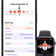 An image of the period tracking app that users can share data from to the Apple Women’s Health Study.